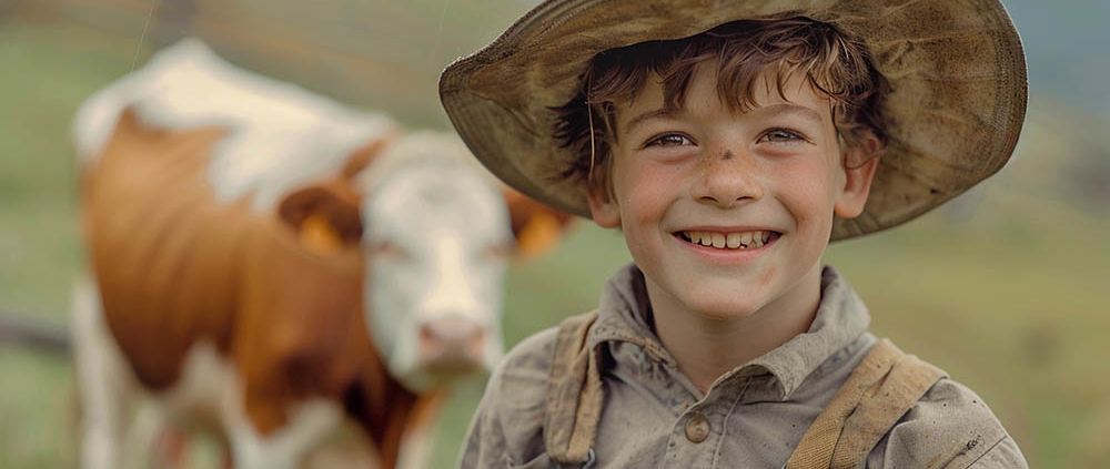 Crianças que crescem na tradição levam o orgulho de ser do campo no coração!